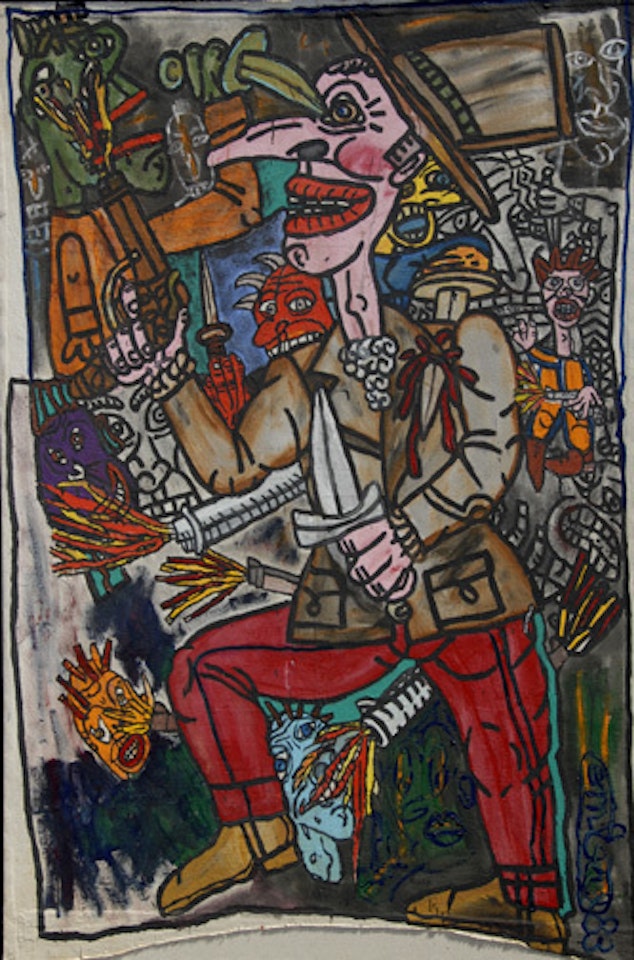 Le Mercenaire by Robert Combas