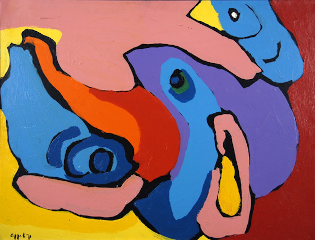 Oiseaux by Karel Appel