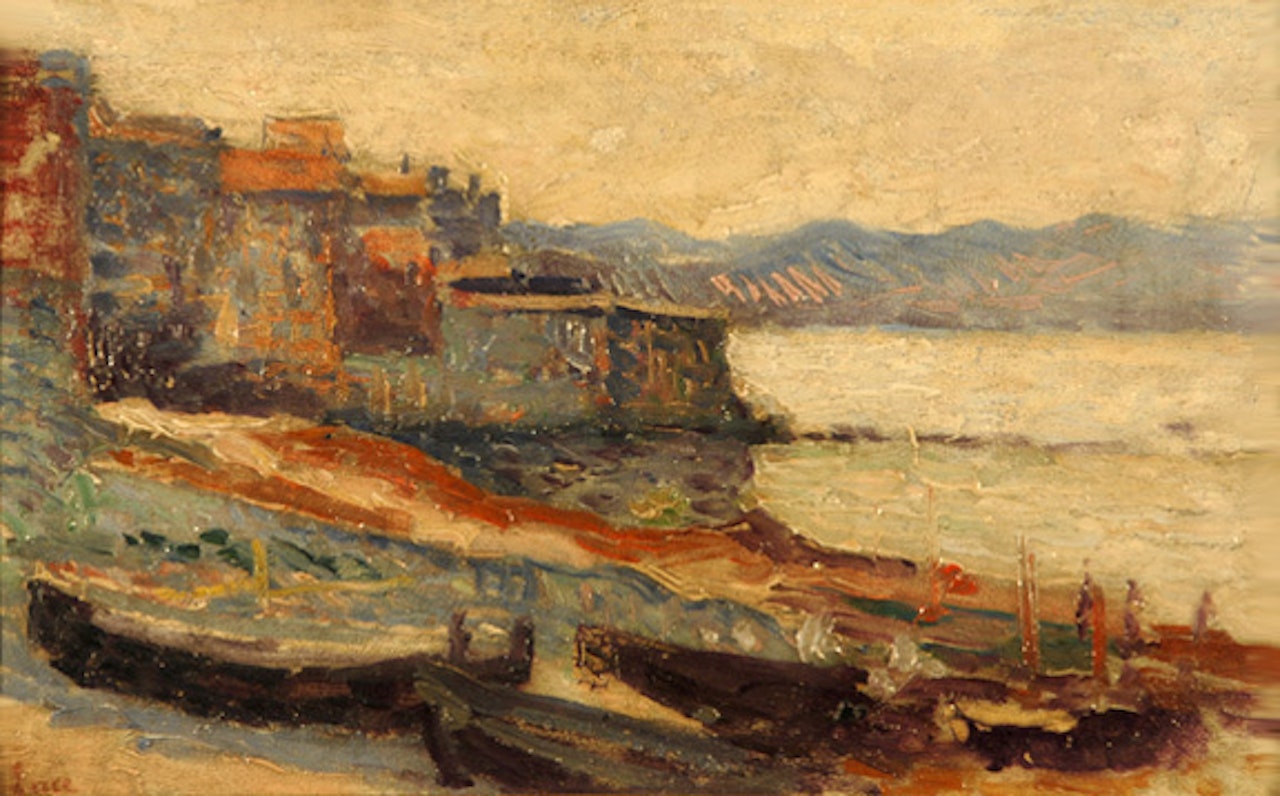 Saint-Tropez, le port des pêcheurs by Maximilien Luce
