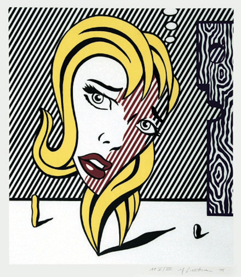 Blonde, from "The Surrealist Series" by Roy Lichtenstein