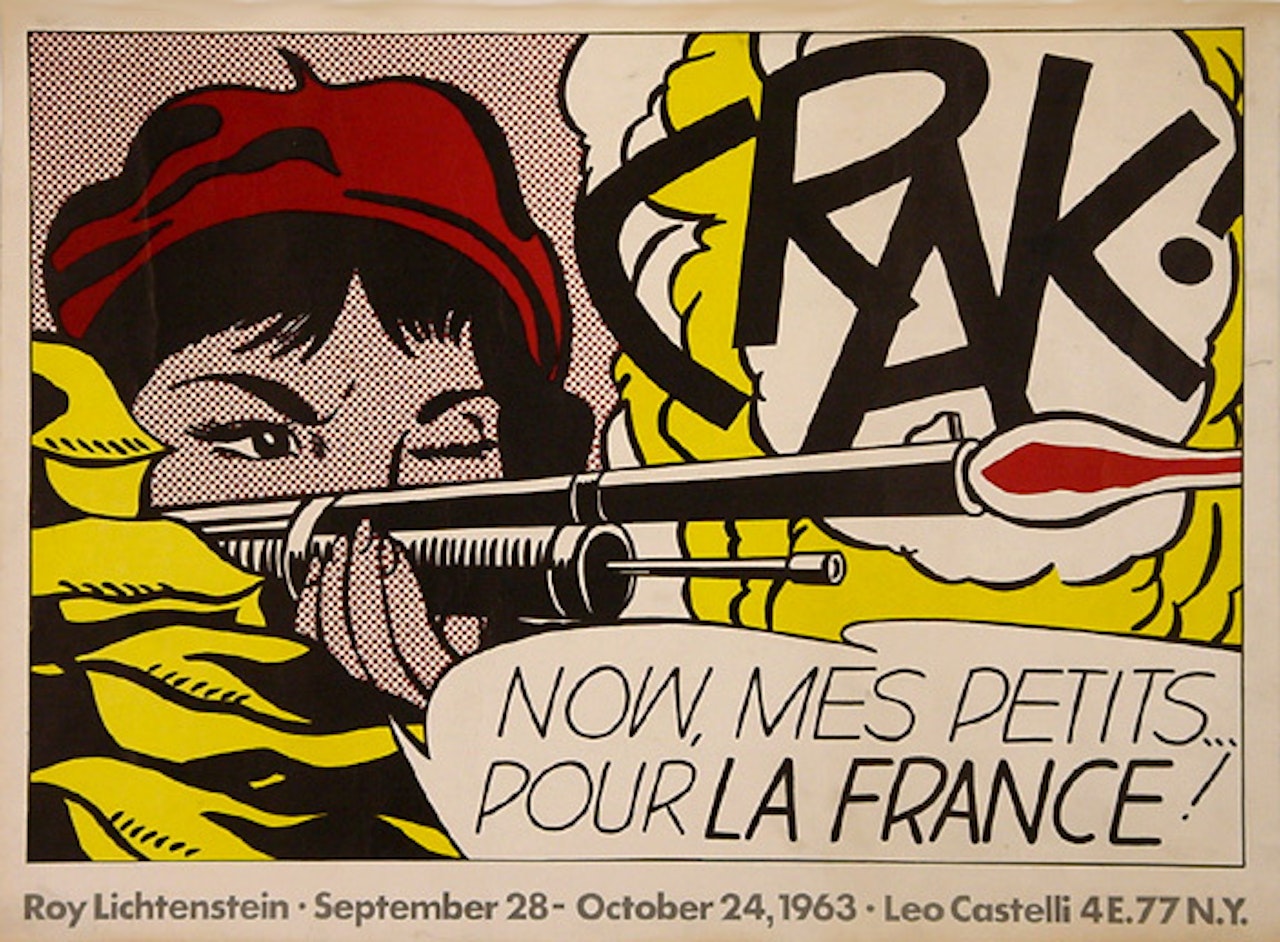 Poster. CRAK! by Roy Lichtenstein