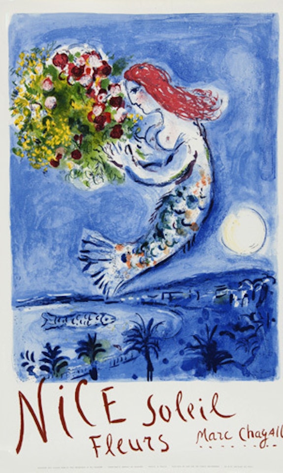 Poster. Die Engelsbucht by Marc Chagall