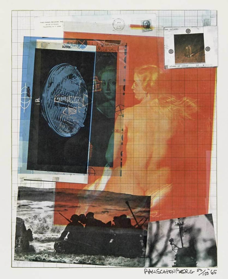 Paris Review Poster by Robert Rauschenberg