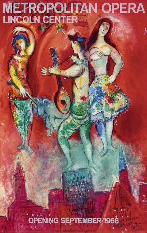 Poster. Carmen by Marc Chagall