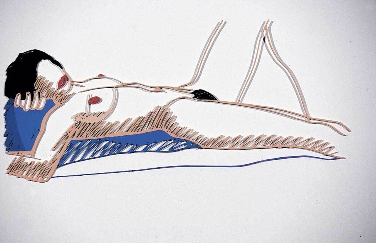 Monica Lying on her Back by Tom Wesselmann