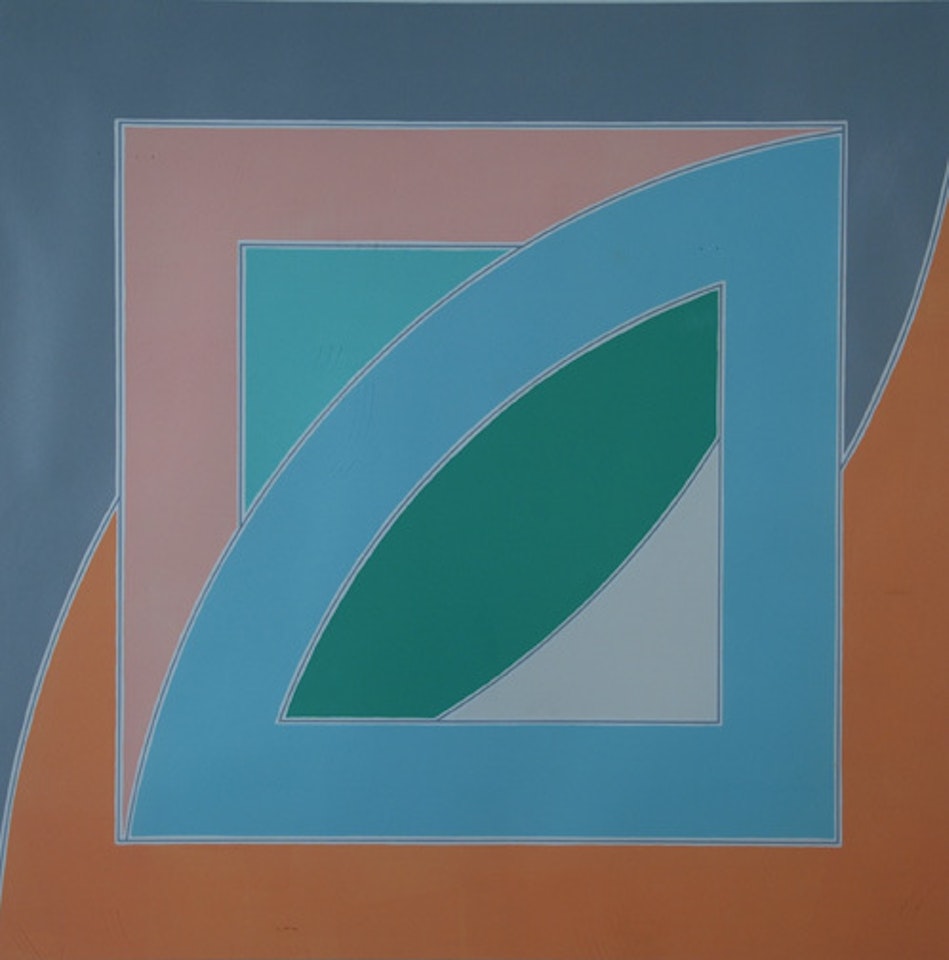 River of Ponds IV, from "Newfoundland Series" by Frank Stella