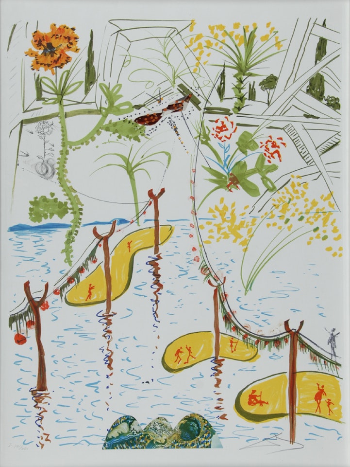 Biological Garden, from "Imaginations and Objects of the Future" by Salvador Dali