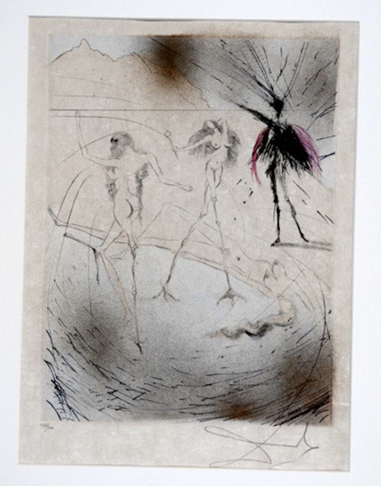 Femmes poules, from "Faust (La Nuit de Walpurgis) " by Salvador Dali
