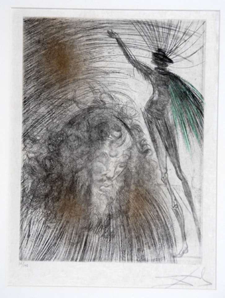 Vieux Faust, from "Faust (La Nuit de Walpurgis) by Salvador Dali