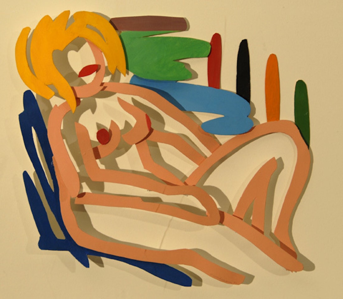 Maquette for Fat Line Nude by Tom Wesselmann