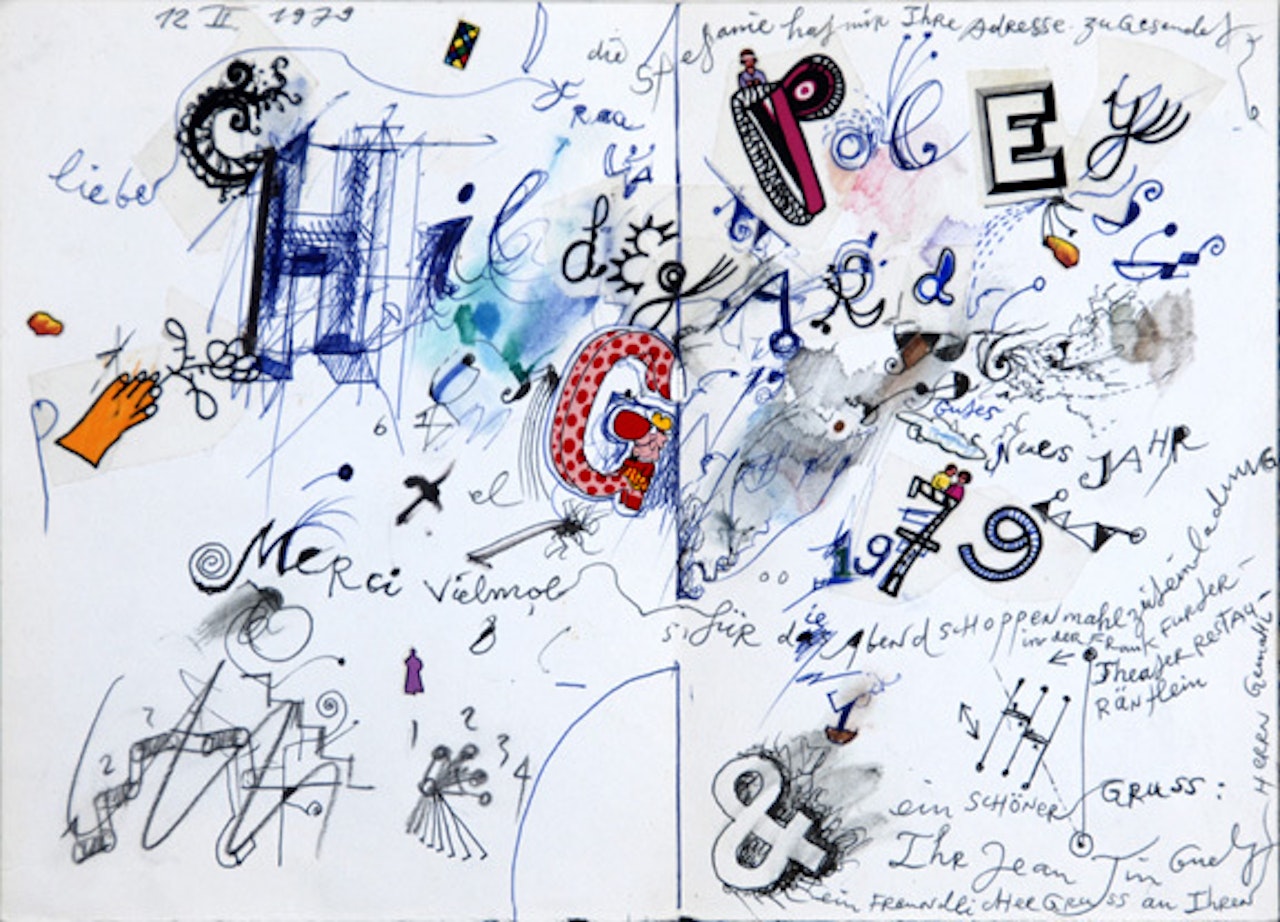 Liebe Hildegard... by Jean Tinguely