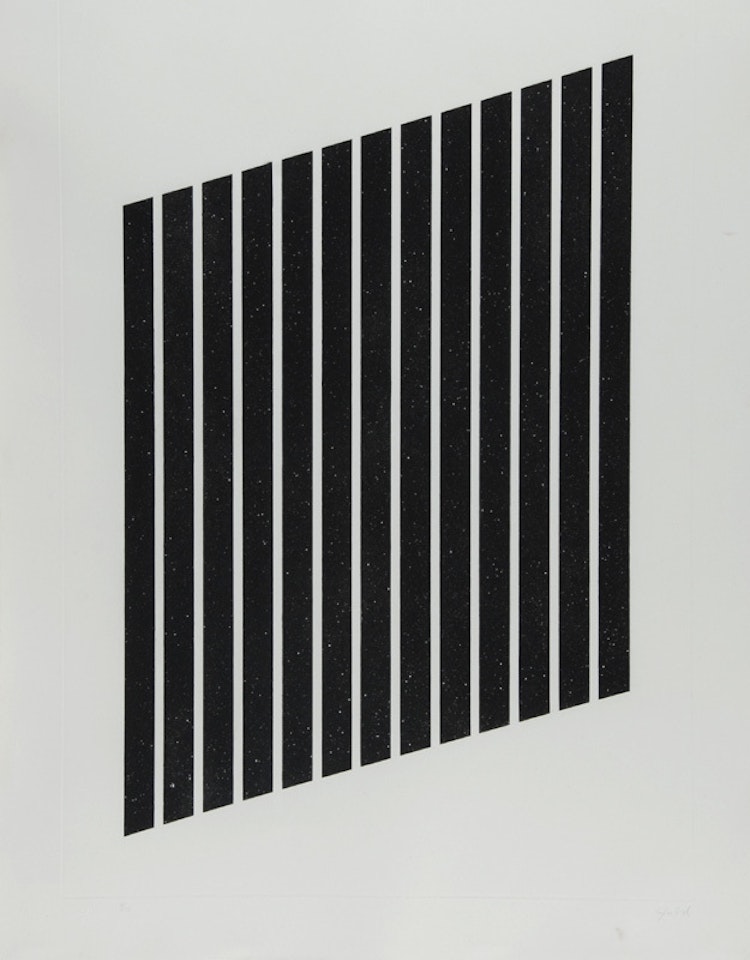 Sheet from "Untitled" by Donald Judd