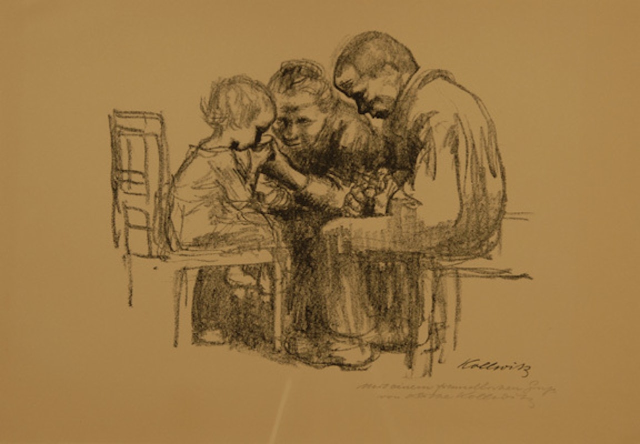 Besuch im Kinderkrankenhaus by Kathe Kollwitz