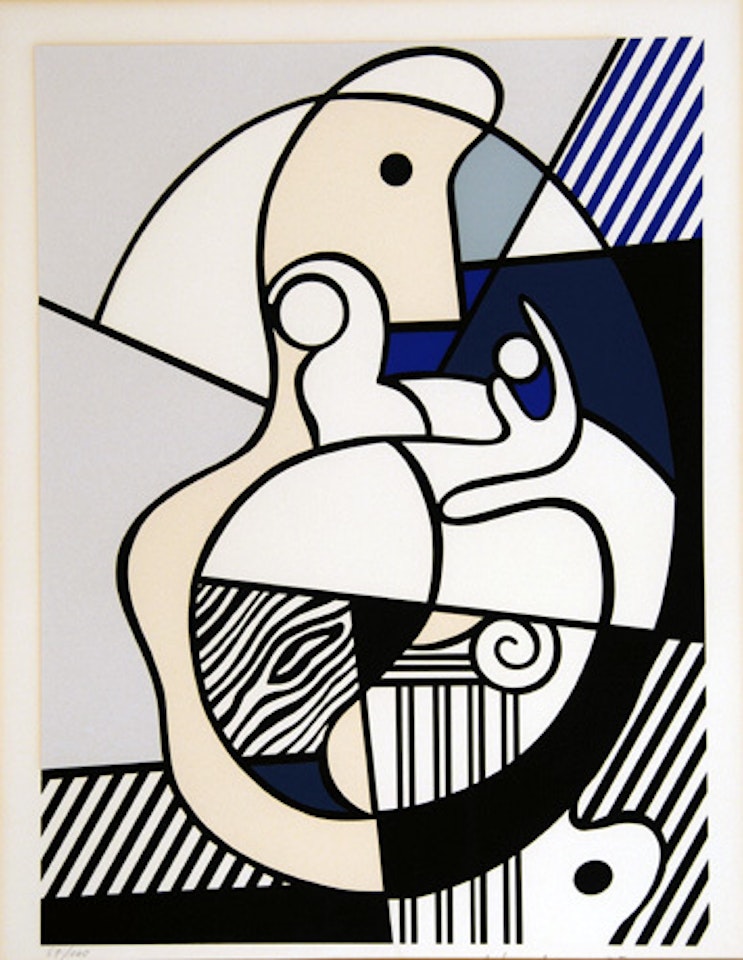 Homage to Max Ernst, from "Bonjour Max Ernst" by Roy Lichtenstein