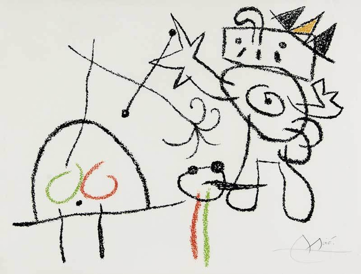 Sheet from "Ubu aux Baléares" by Joan Miró