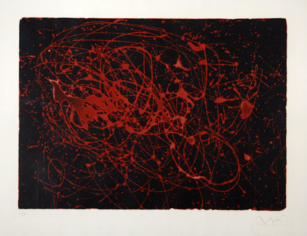 L"oiseau de feu by Joan Miró
