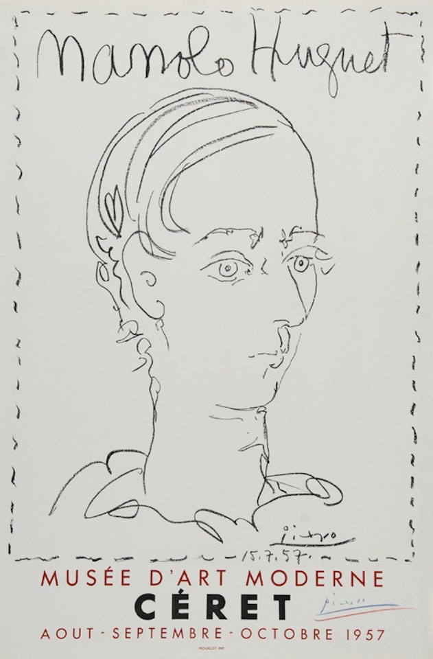 Poster. Musée d"art moderne Céret by Pablo Picasso