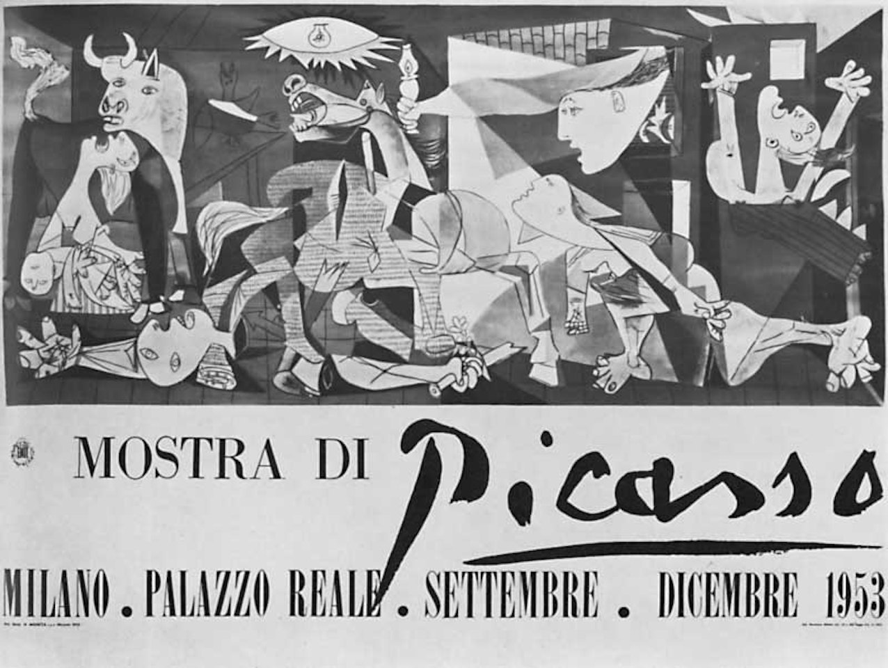 Poster. Palazzo Reale, Mostra di Picasso, Settembre - Dicembre by Pablo Picasso