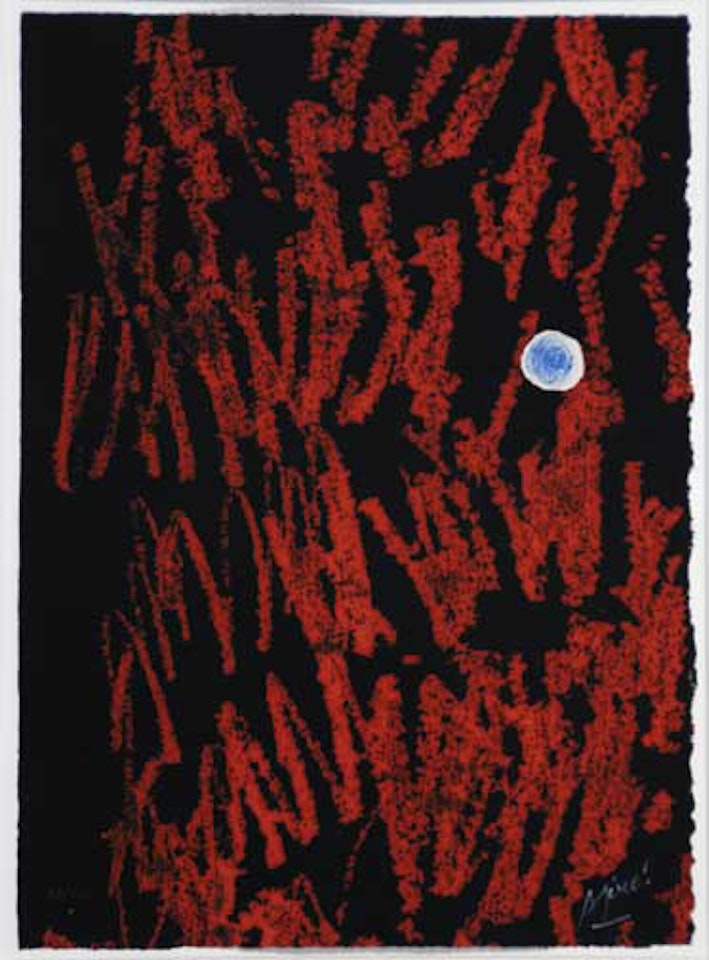Composition, from "Liberté des Libertés" by Joan Miró