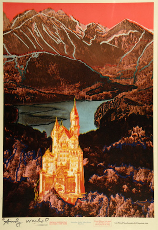 Neuschwanstein by Andy Warhol