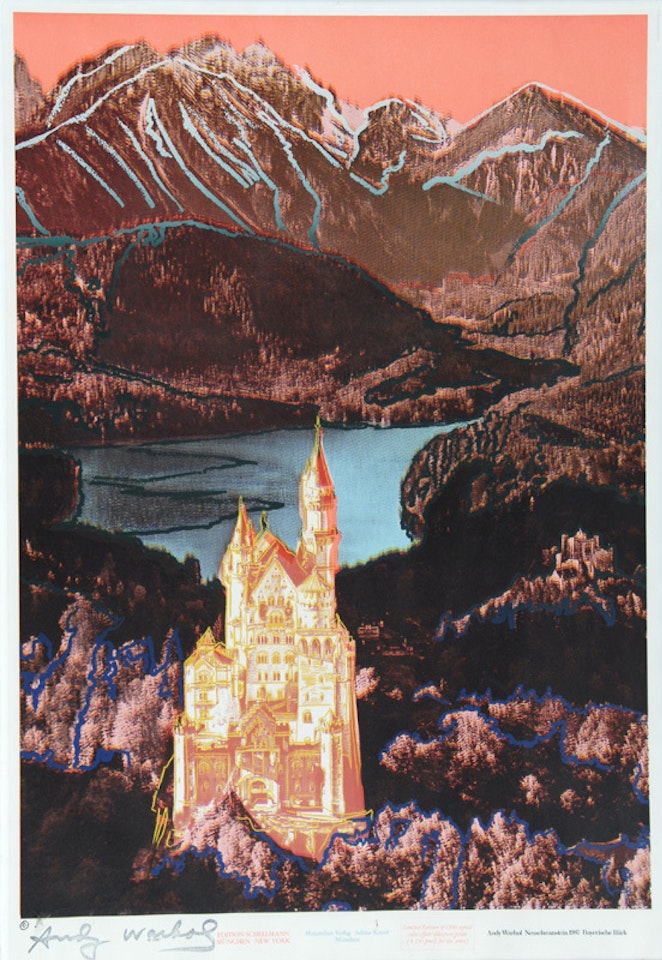 Neuschwanstein by Andy Warhol