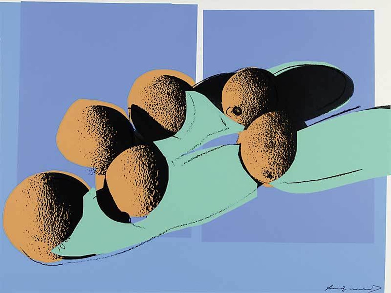 Cantaloupes I, from "Space Fruit: Still Lifes" by Andy Warhol