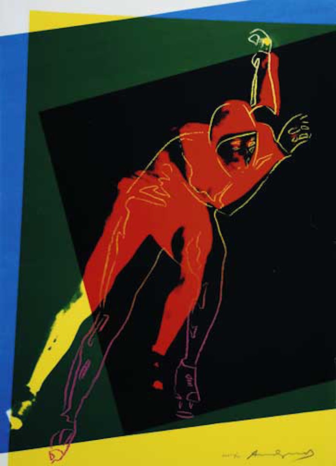 Speed Skater by Andy Warhol