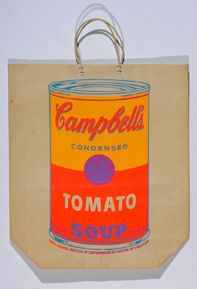 Campbell"s Soup Can on Shopping Bag by Andy Warhol