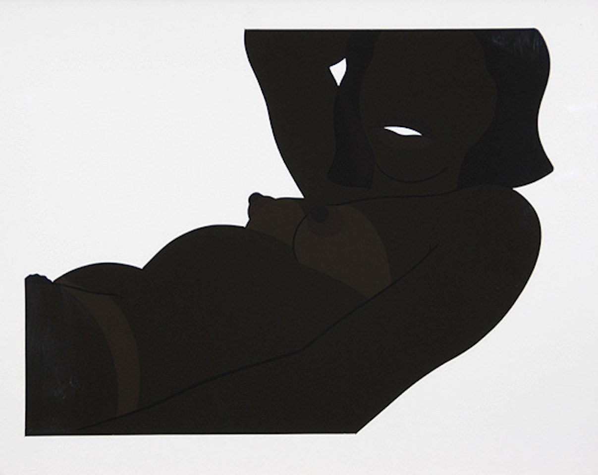 Great American Brown Nude Cut Out by Tom Wesselmann