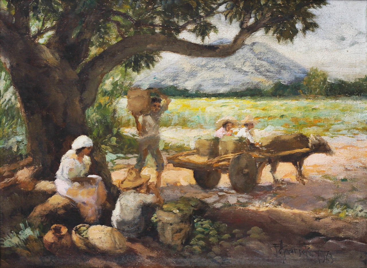 Under the Mango Tree by Fernando Amorsolo