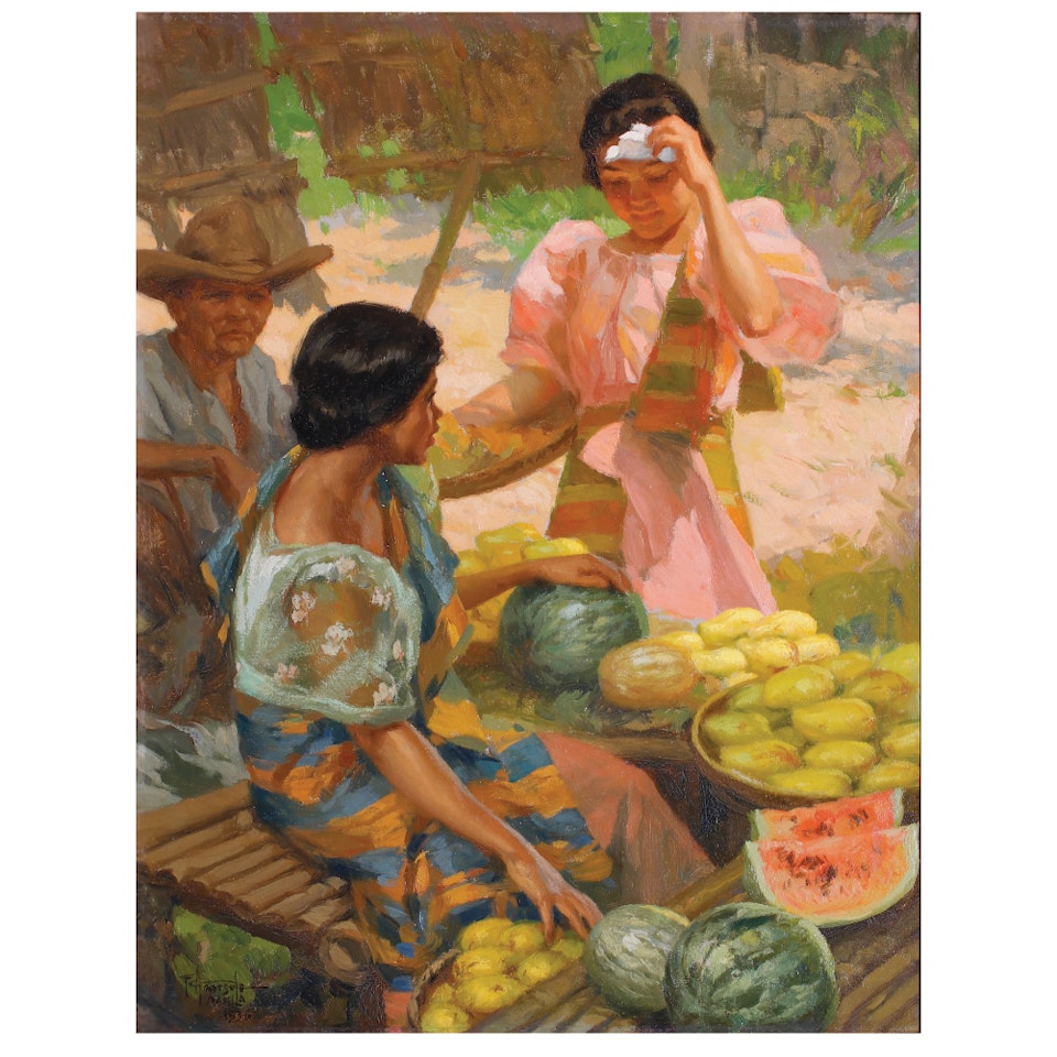 Fruit Vendors by Fernando Amorsolo