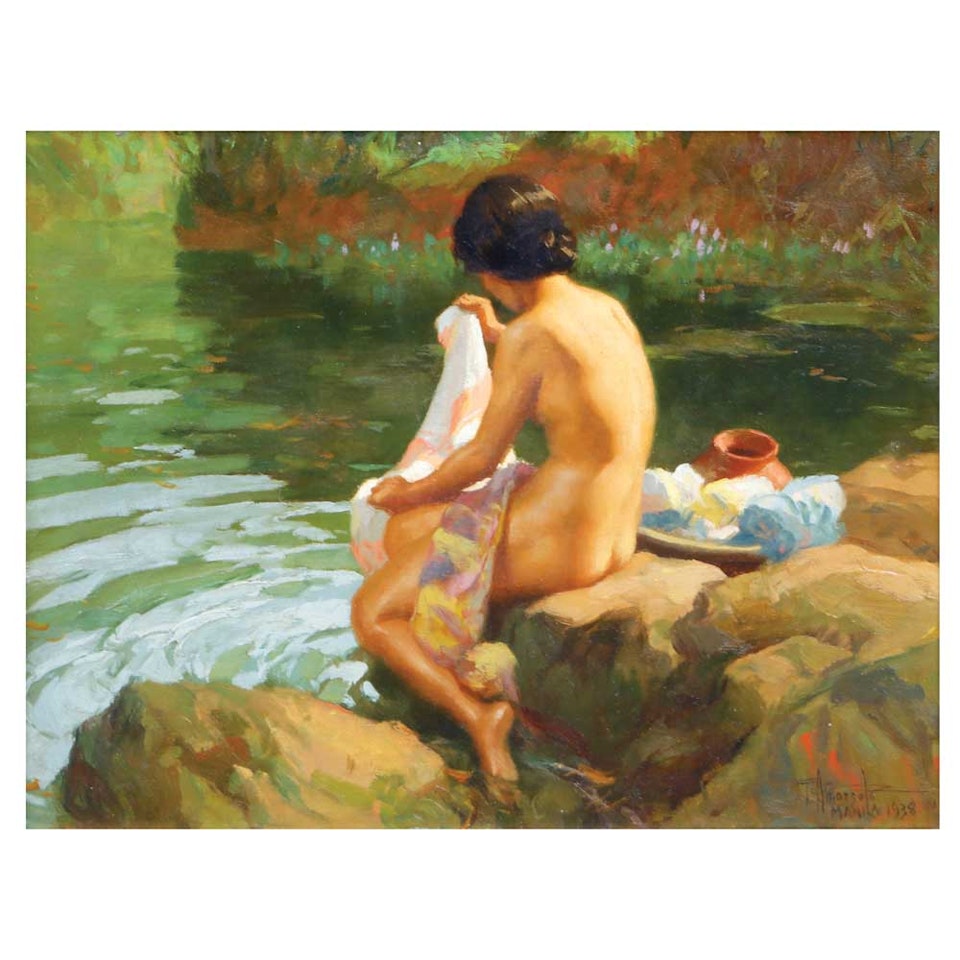 Lavandera by Fernando Amorsolo