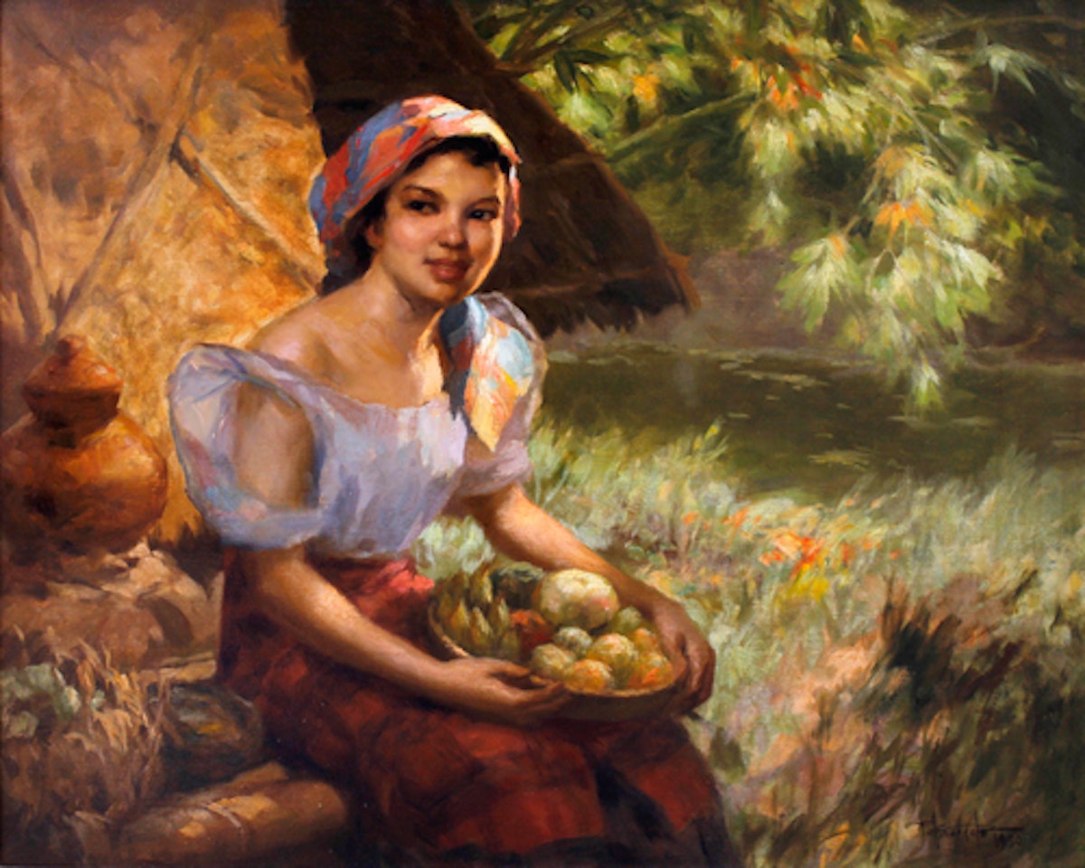 Vendedor de Frutas by Fernando Amorsolo