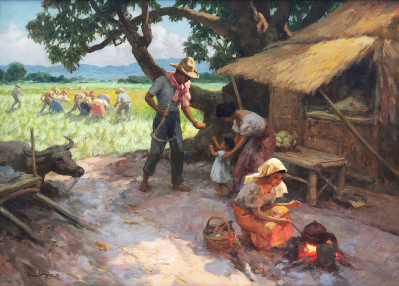 Noonday Meal by Fernando Amorsolo