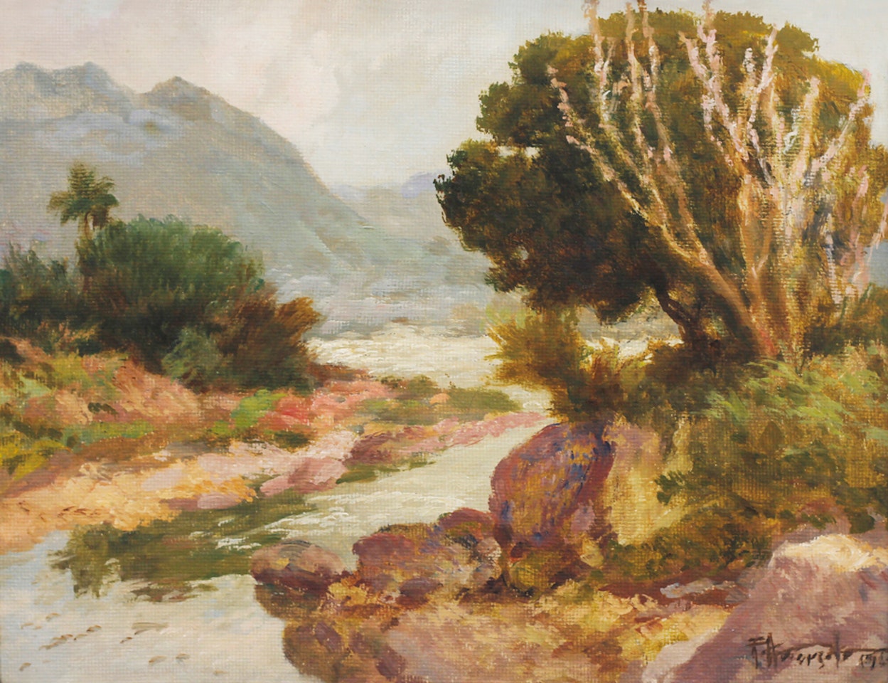 Rio Agno by Fernando Amorsolo