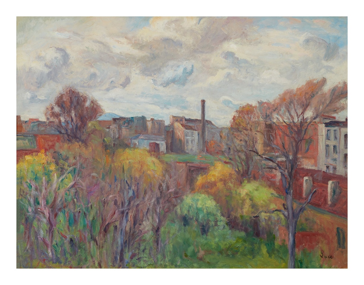 PAYSAGE AUX ENVIRONS DE GENTILLY by Maximilien Luce