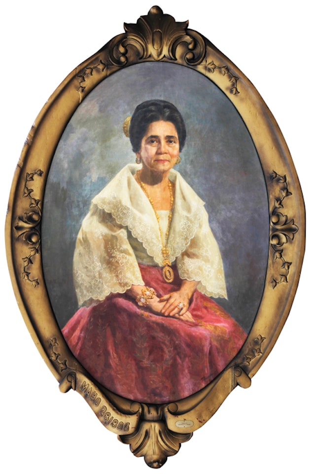 Portrait of a Wealthy Lady from Marinduque by Fernando Amorsolo