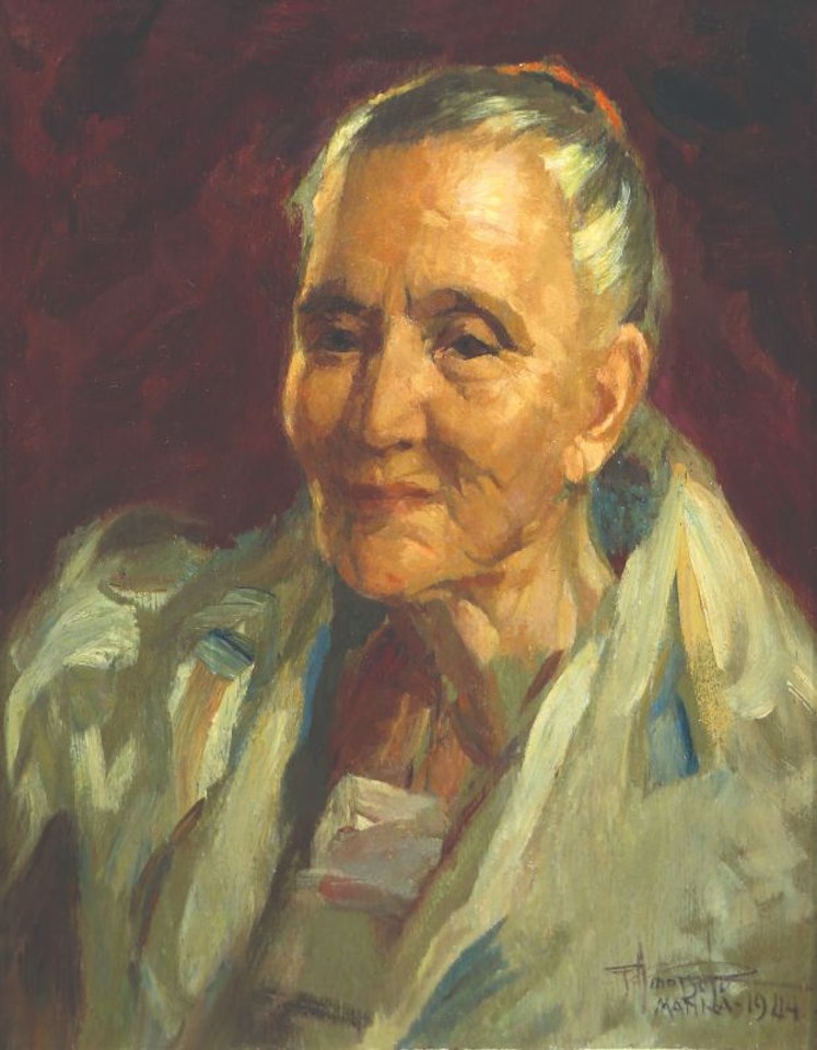 Portrait of a Dowager by Fernando Amorsolo