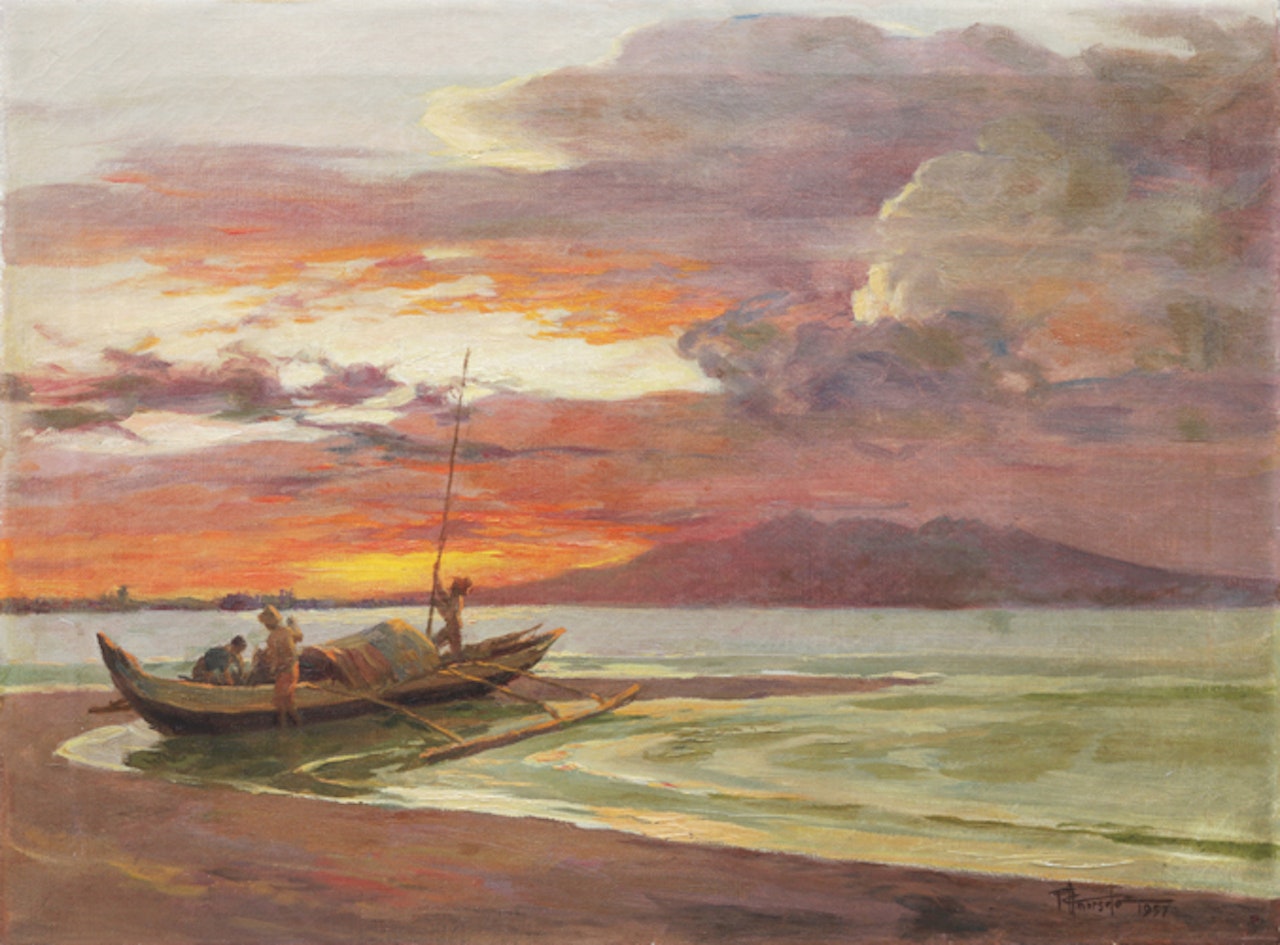 Fishermen by Fernando Amorsolo
