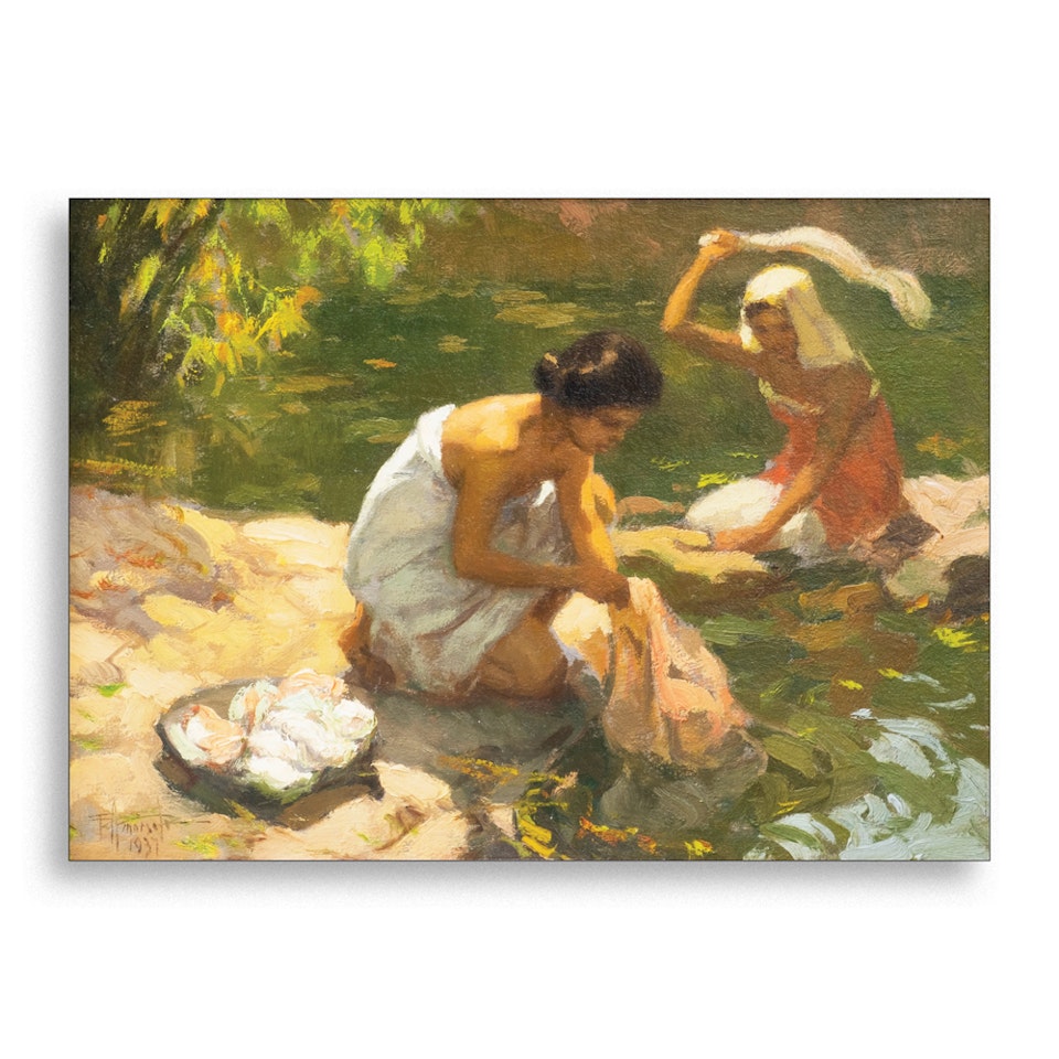 Lavanderas by Fernando Amorsolo