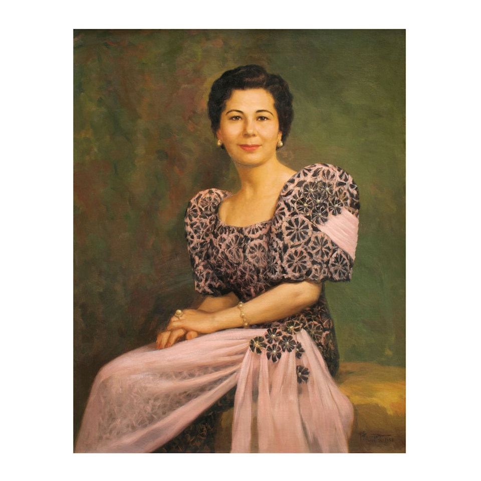 Portrait of a Lady (Bertha Isabel Schalk) by Fernando Amorsolo