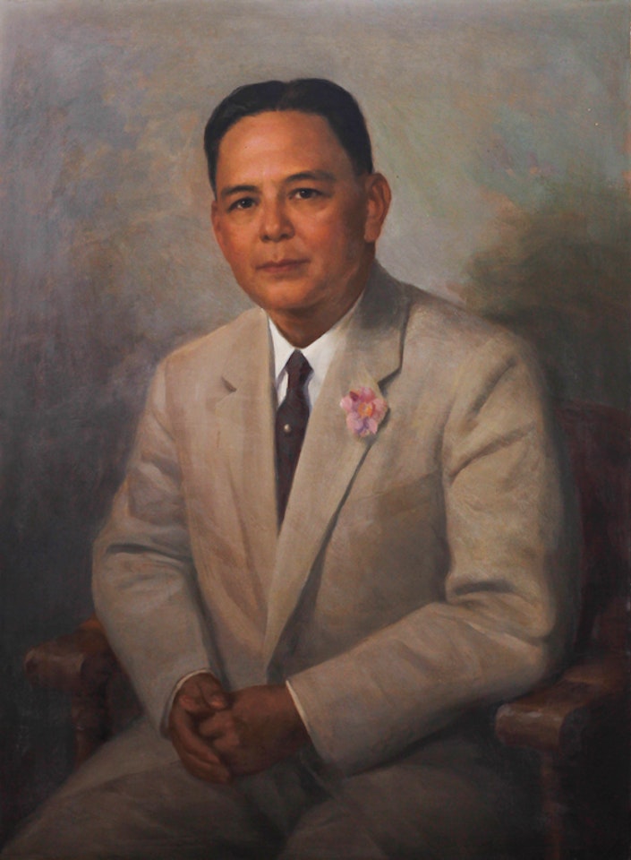 Portrait of J. Antonio Araneta by Fernando Amorsolo