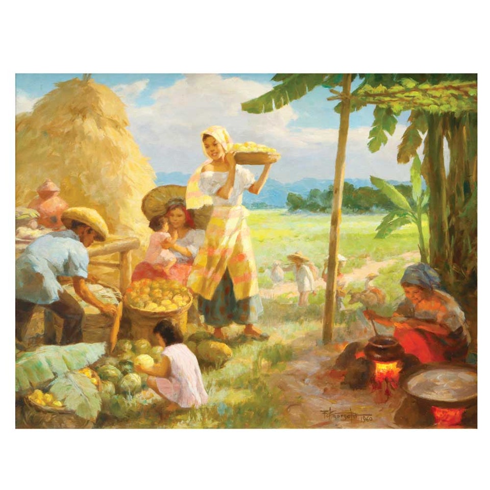 Harvest Time by Fernando Amorsolo
