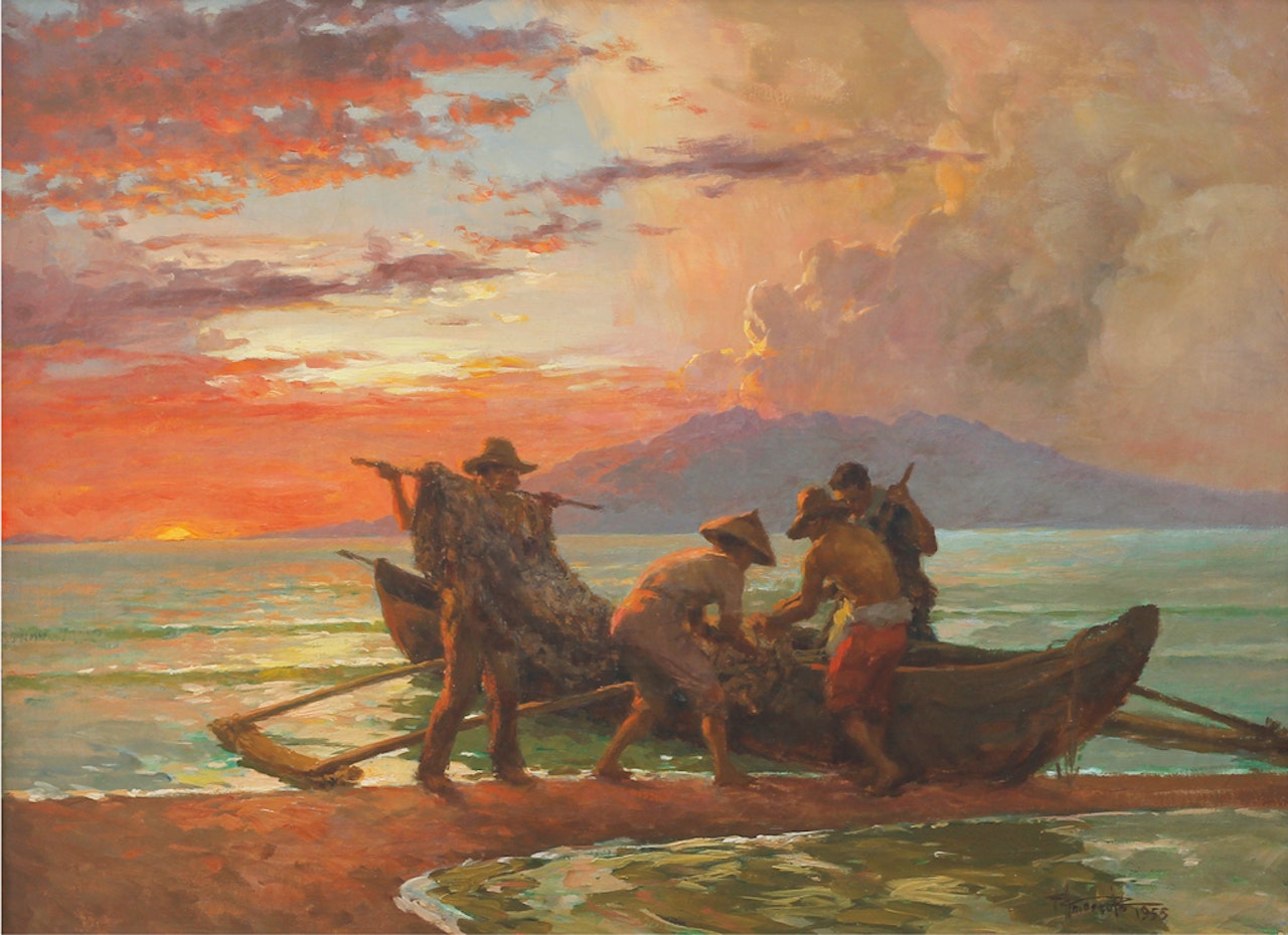 Mangingisda by Fernando Amorsolo