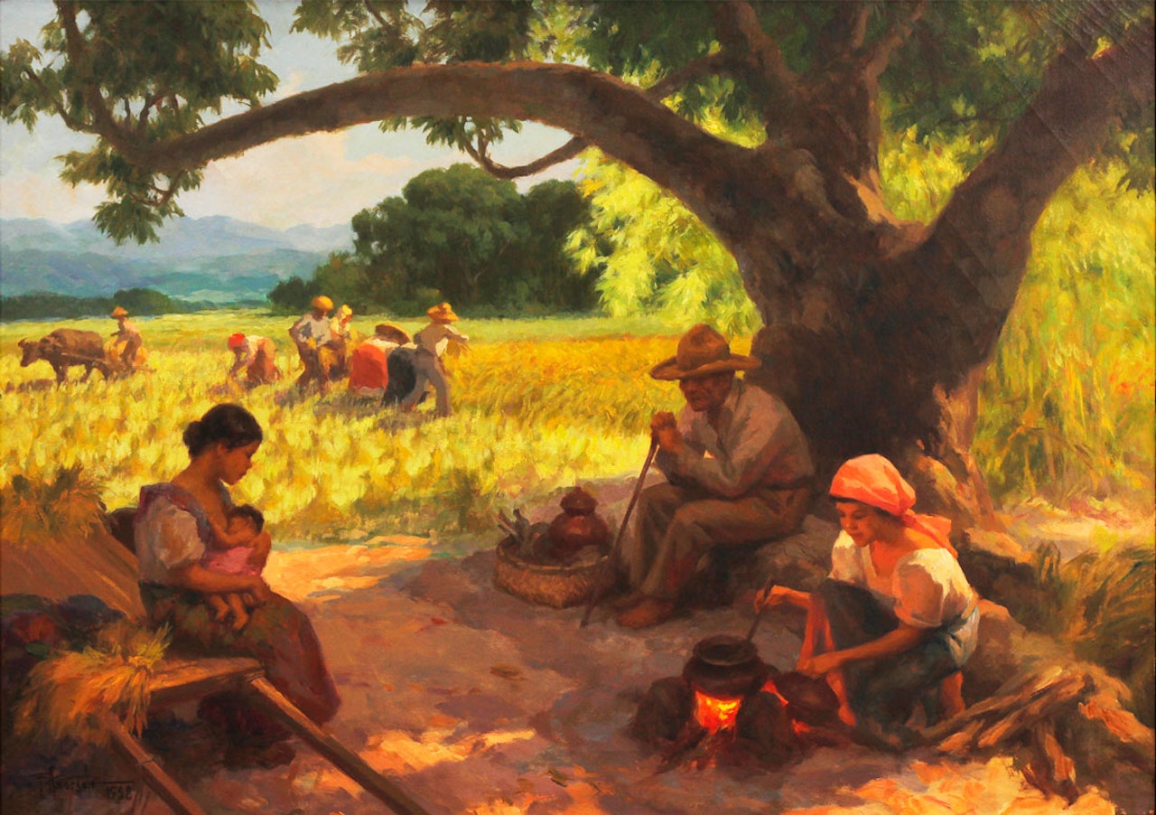 Under the Mango Tree by Fernando Amorsolo