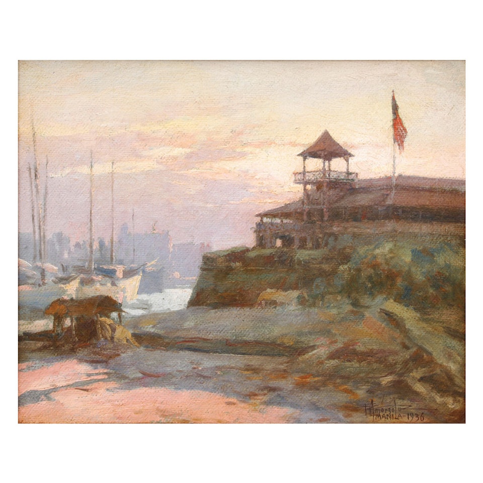 Baluarte de Sta. Barbara, Fort Santiago by Fernando Amorsolo