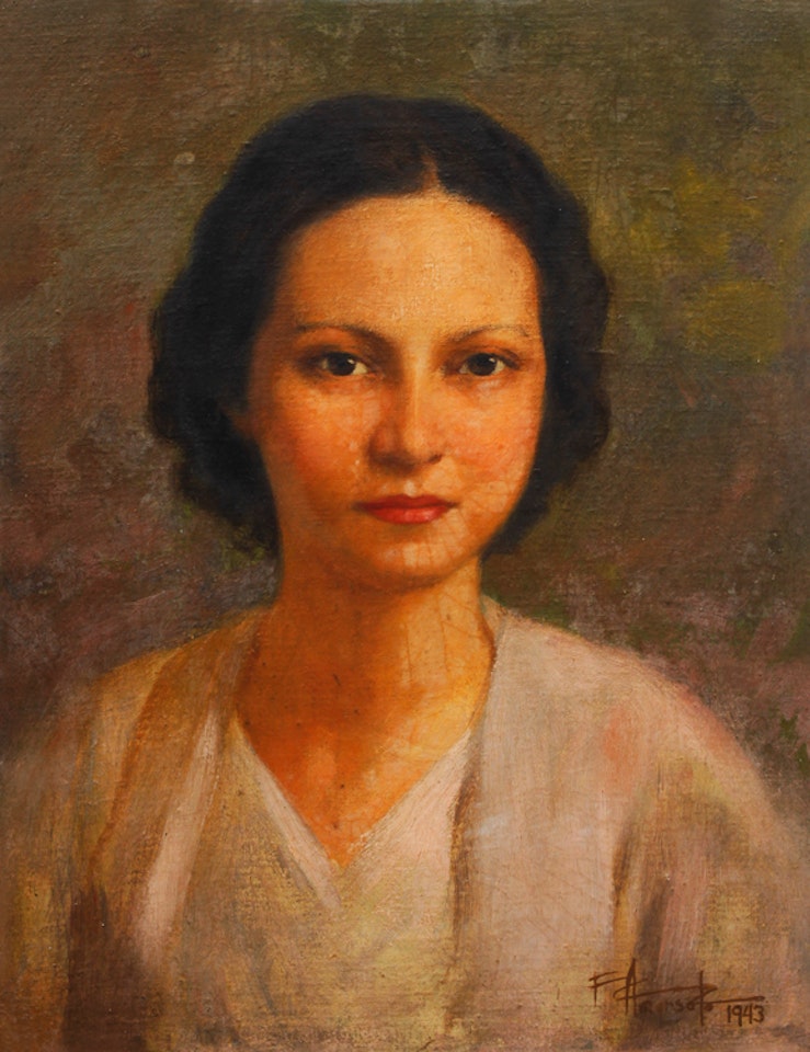 Portrait of Doña Pacita Araneta y Zaragoza by Fernando Amorsolo