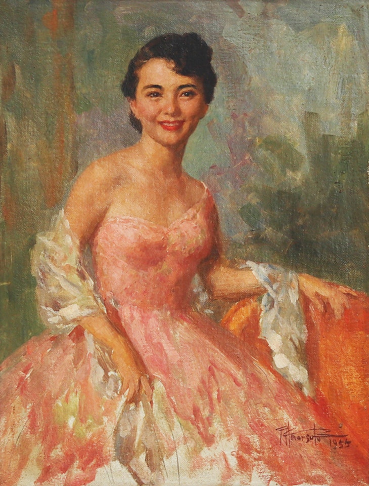 Portrait of a Lady by Fernando Amorsolo