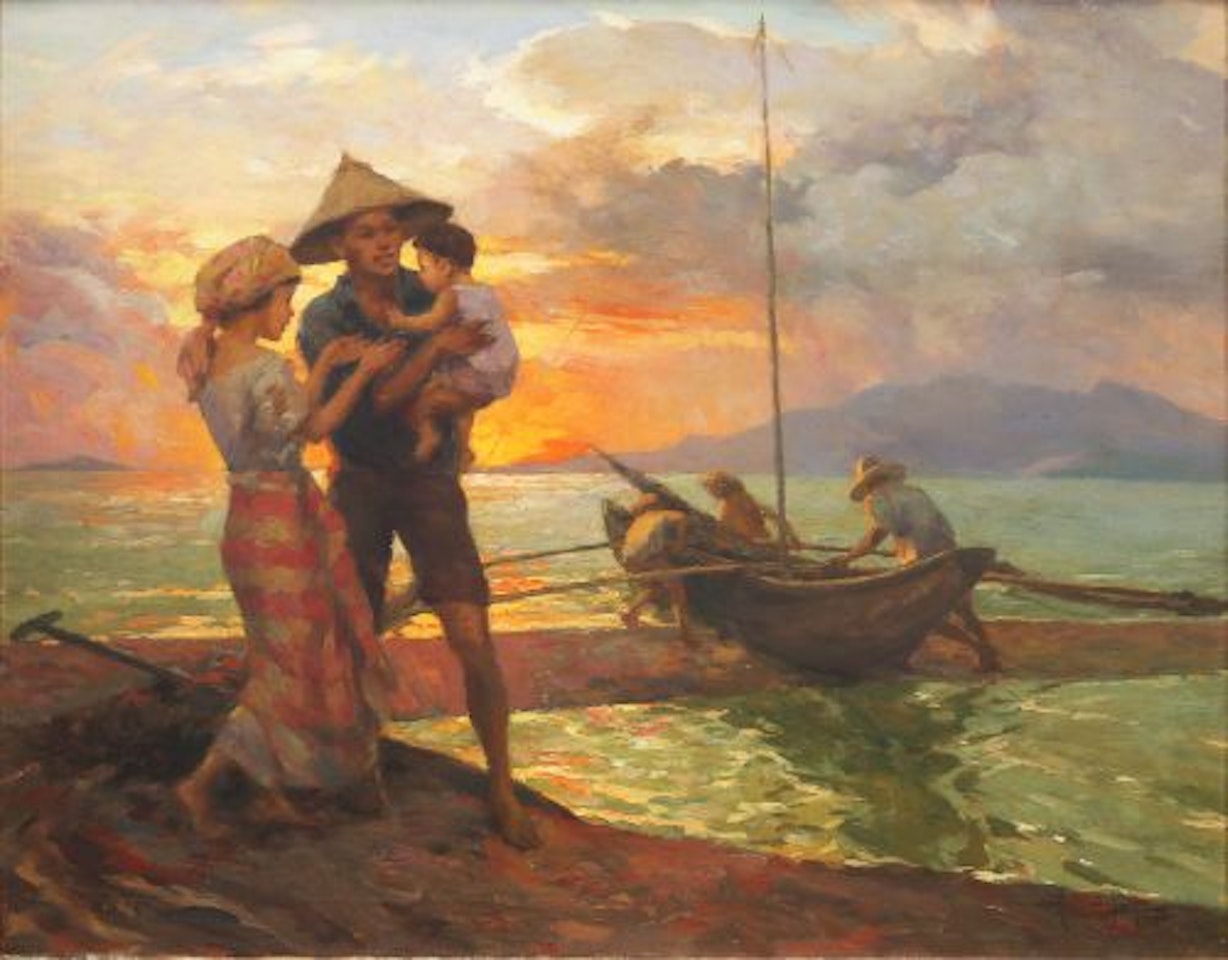 The Filipino Family by Fernando Amorsolo