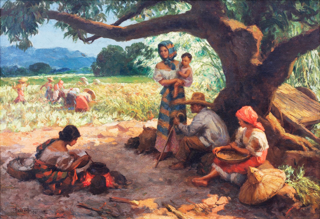 Under the Mango Tree by Fernando Amorsolo